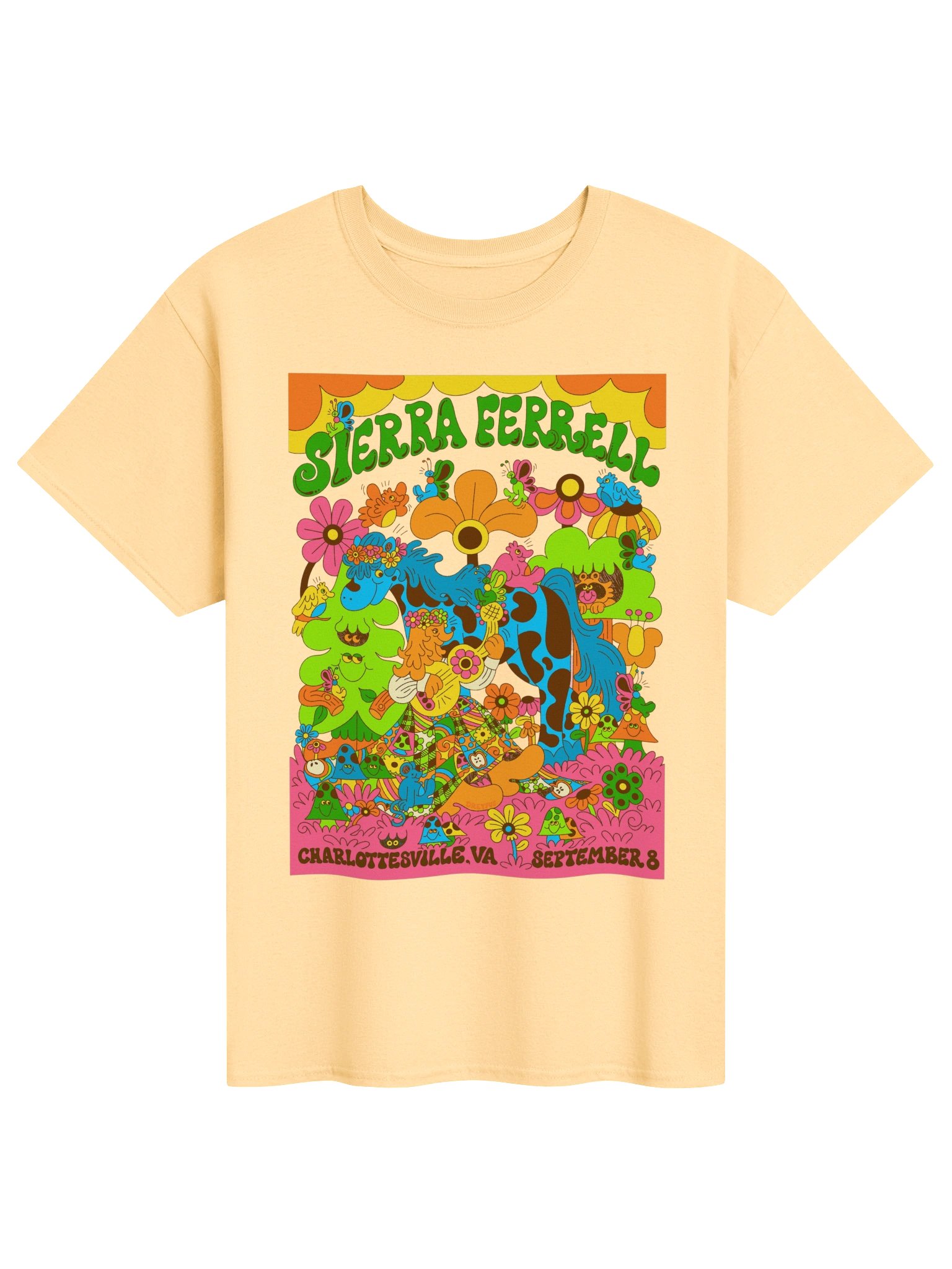 Sierra Ferrell Charlottesville VA Event T-Shirt product image (1)