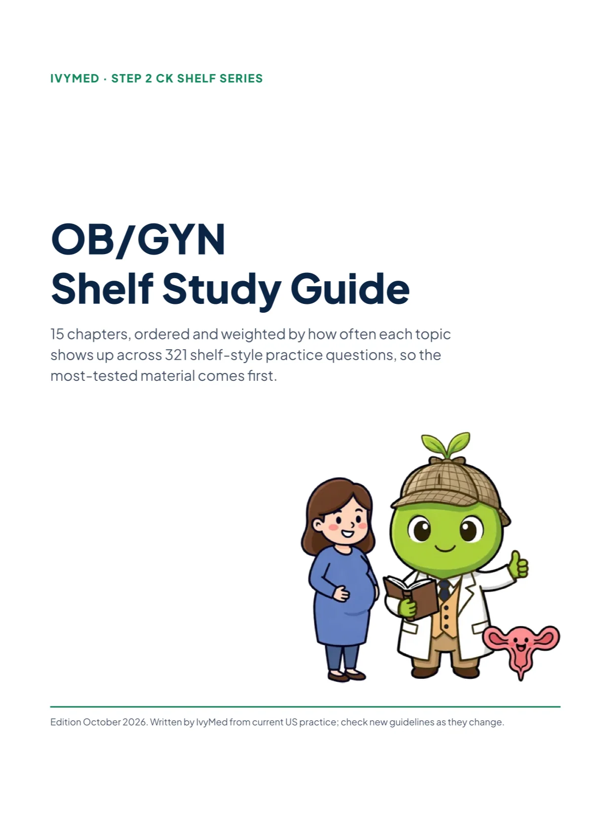 OB/GYN Step 2 Shelf Guide product image (1)