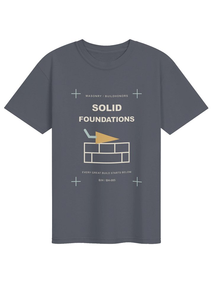Solid Foundations supplier garment mockup