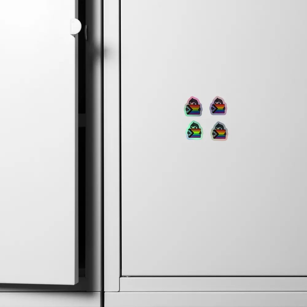 "Pride" Lil' Guy - Mini Holographic Sticker Sheet product image (4)