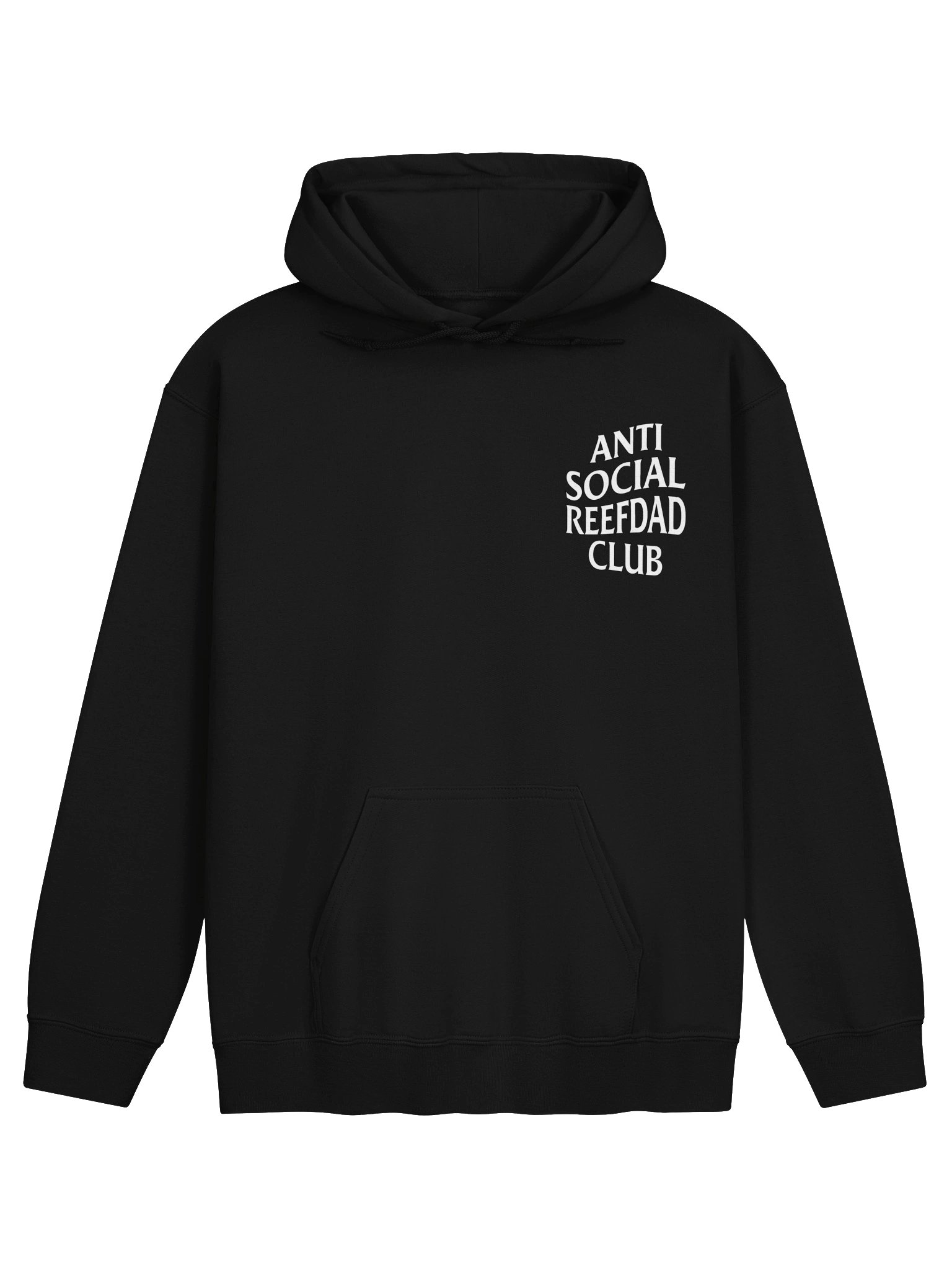 Anti Social Reef Dad Club Hoodie – Funny Coral Reef Fishing & Ocean Lover Graphic Hoodie product image (2)