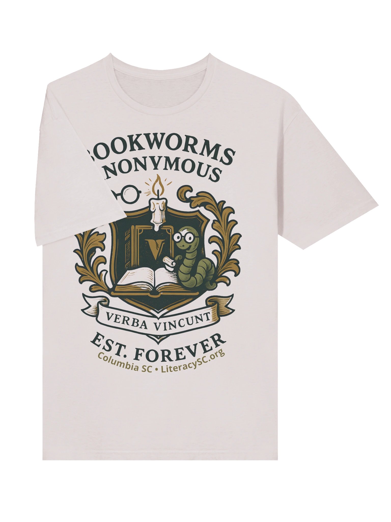 Bookworms Anonymous Heritage Tee product image (7)