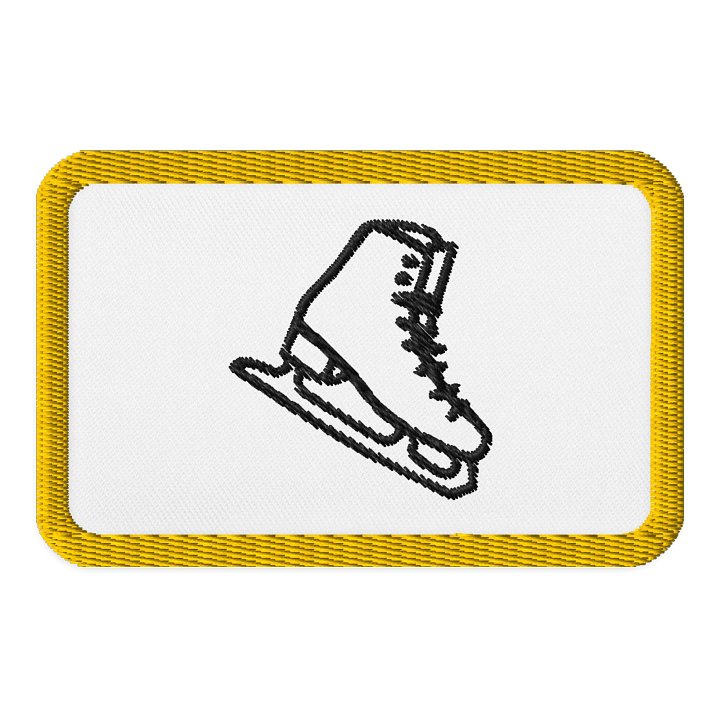 Ice Skating Embroidered Patches product image (1)