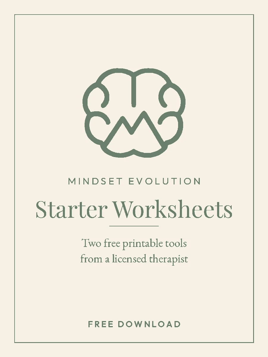 Mindset Evolution Starter Worksheets (Free Download) product image (1)