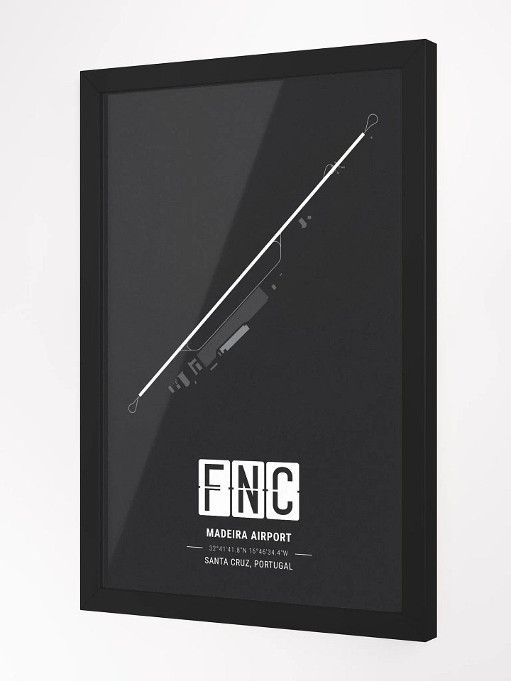 Framed Airport FNC Premium Map On Matt Paper product image (2)