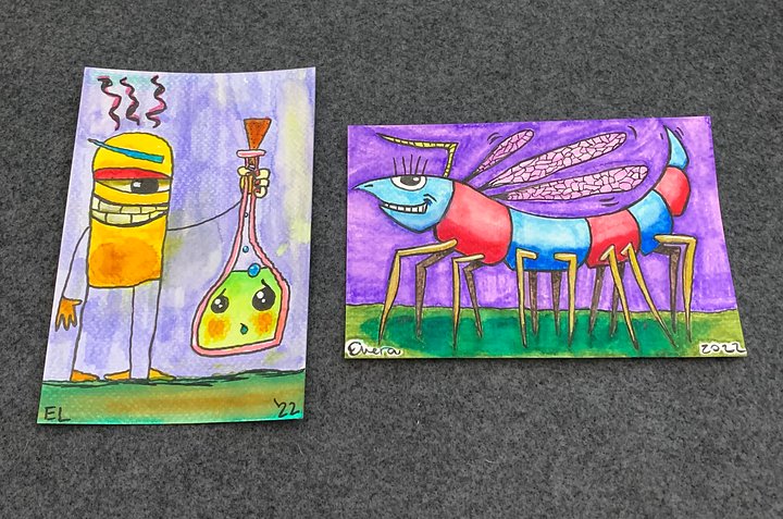 Spooky Scary Sad Paintings (see varieties) product image (1)
