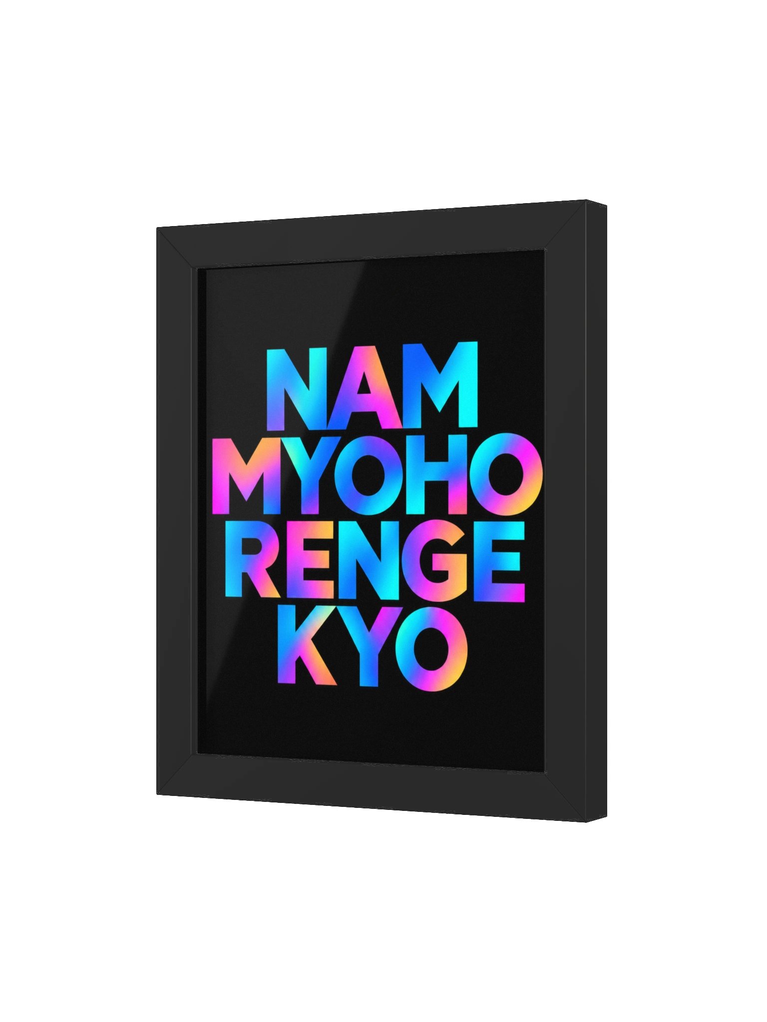 Nam Myoho Renge Kyo – Vibrant Framed Art product image (15)