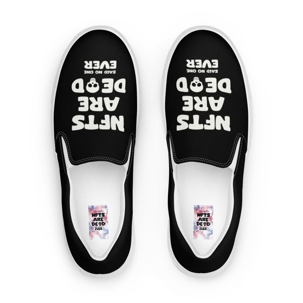 NFTS ARE DEAD SAID NO ONE EVER SLIP-ONS product image (7)