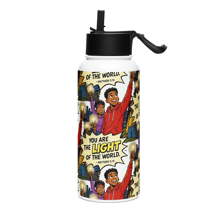 Light of the World 32 oz. Stainless Steel Water Bottle product image (2)