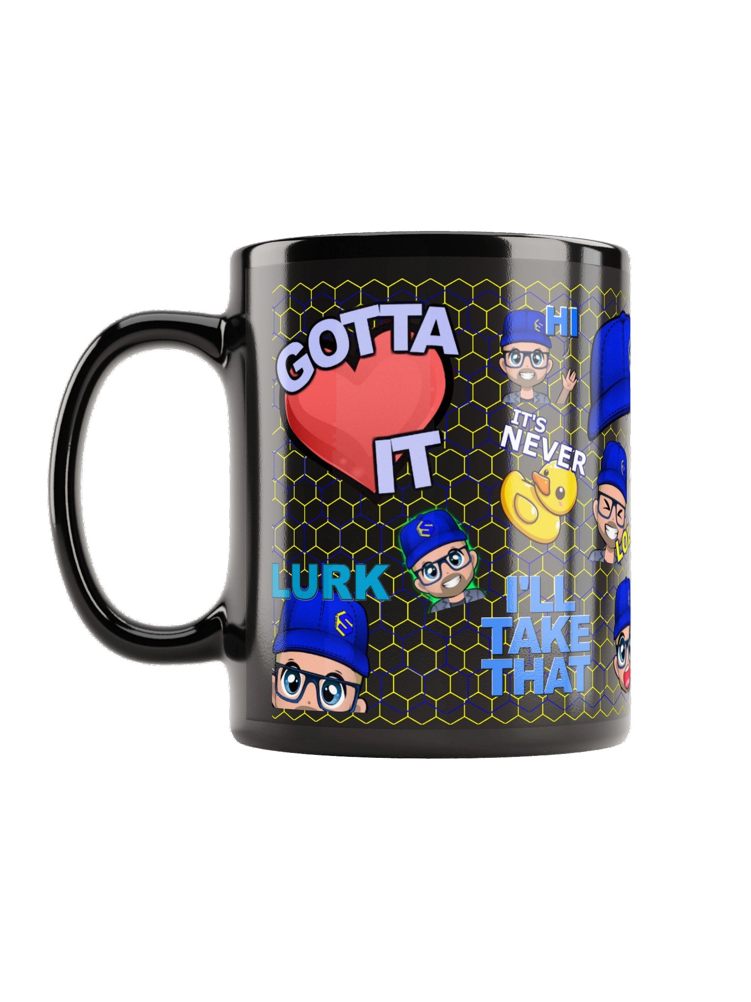 Emote Mug (Black) product image (1)