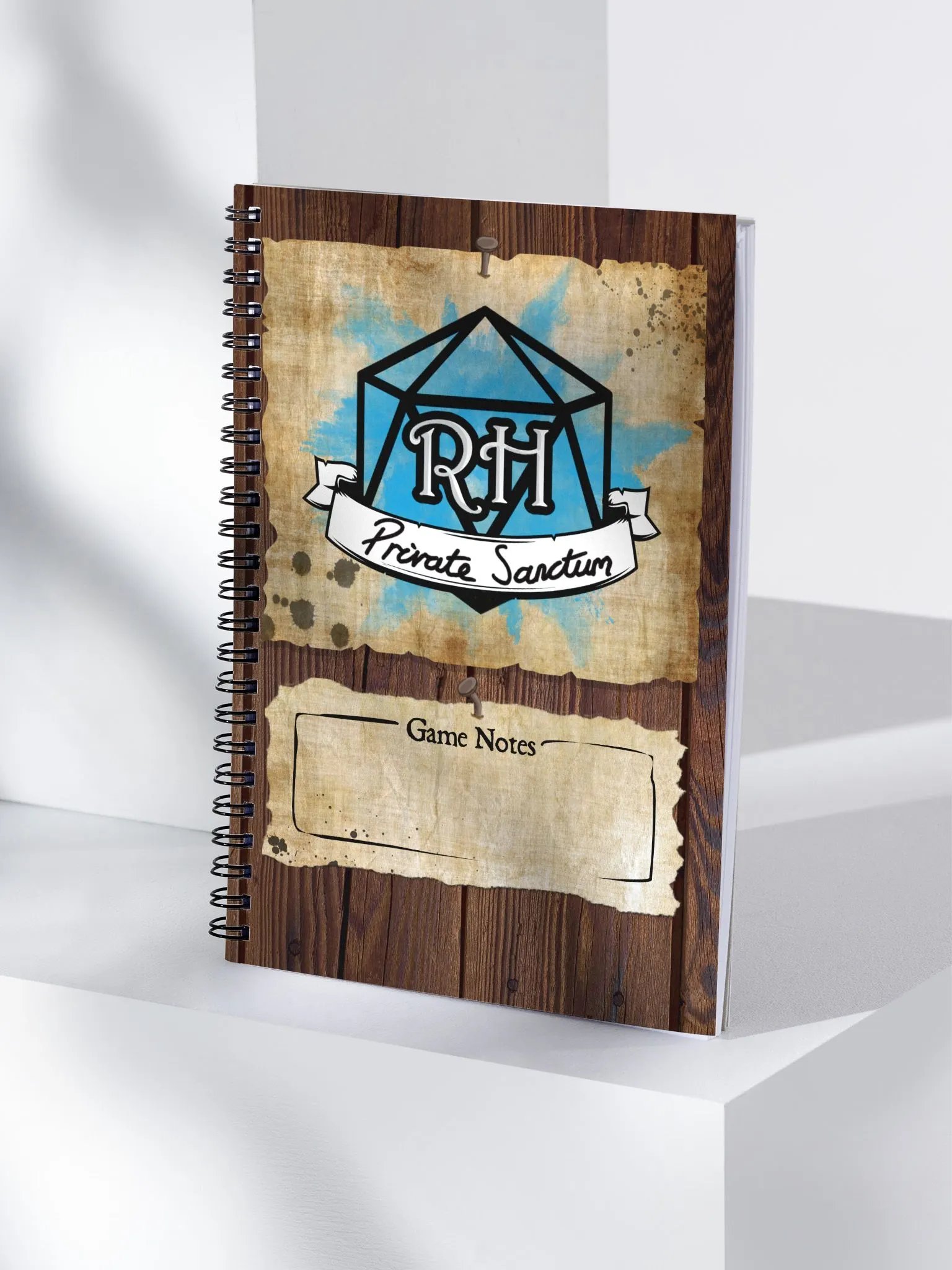 Private Sanctum Parchment Game Notebook product image (4)