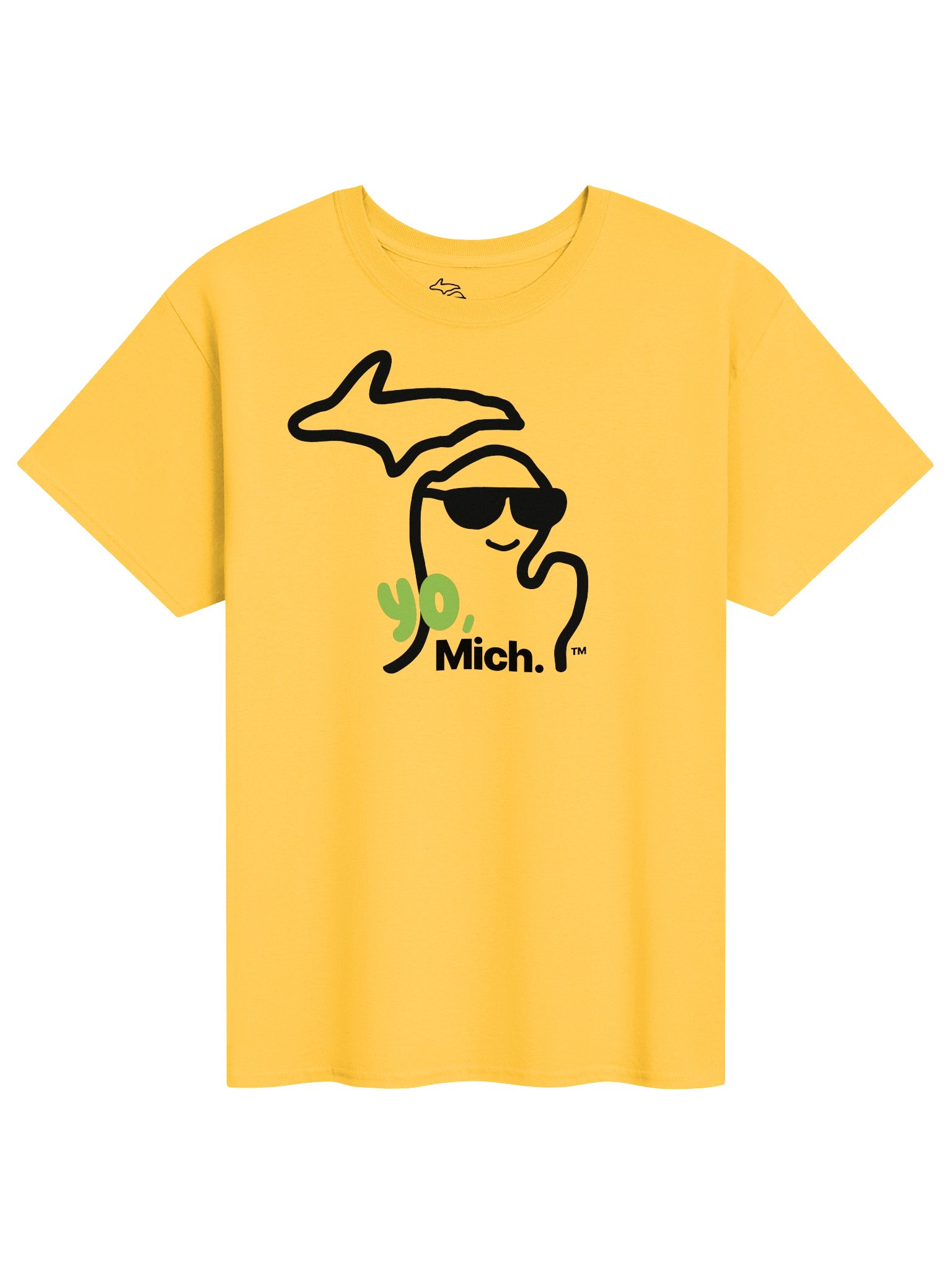 Yo, Mich. Heavyweight Cotton T-Shirt product image (1)