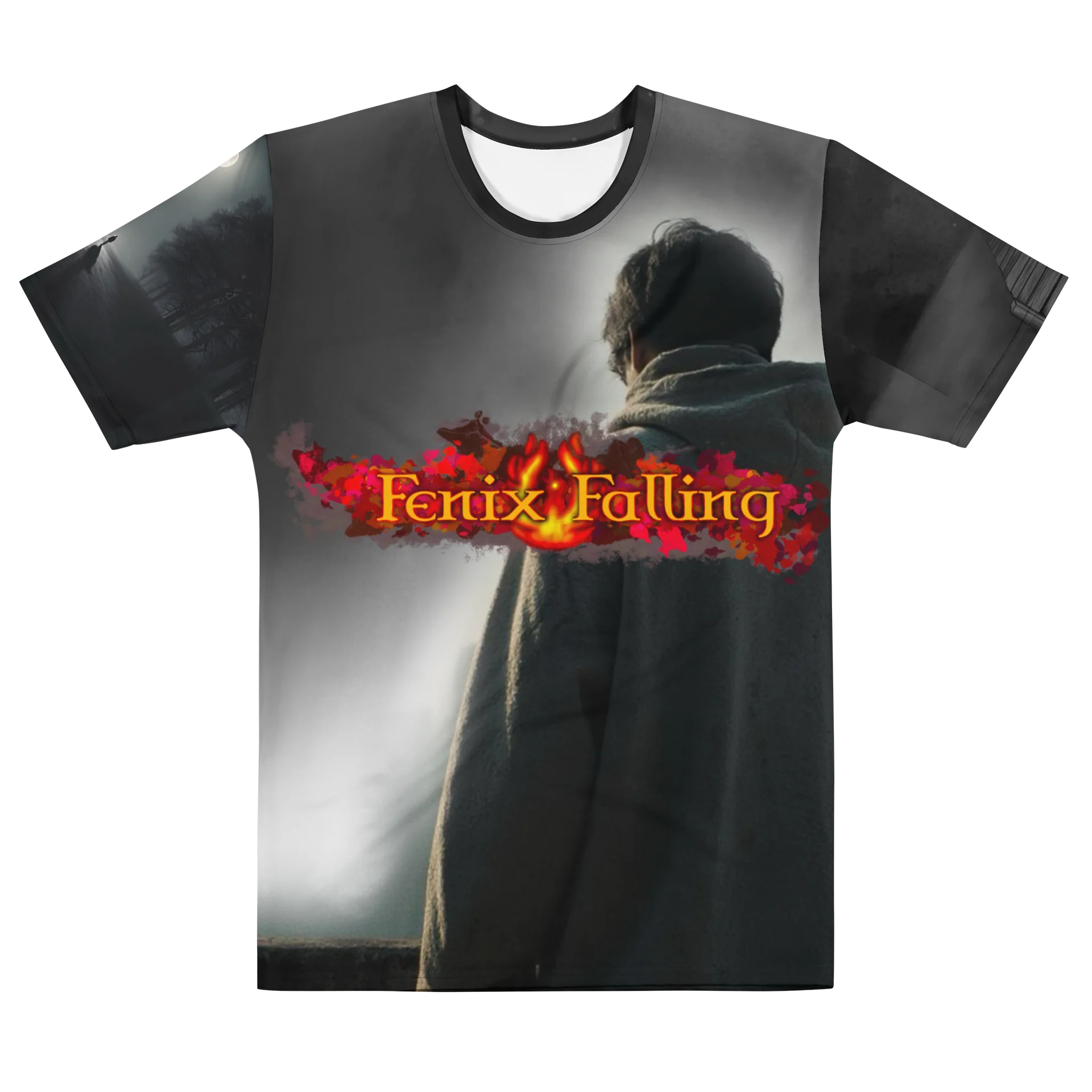 Fenix Falling Flame-Logo All-Over Men's Crew Tee product image (1)