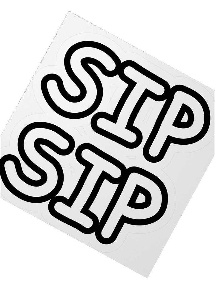 SIPSIP Sticker (Colorless) product image (2)