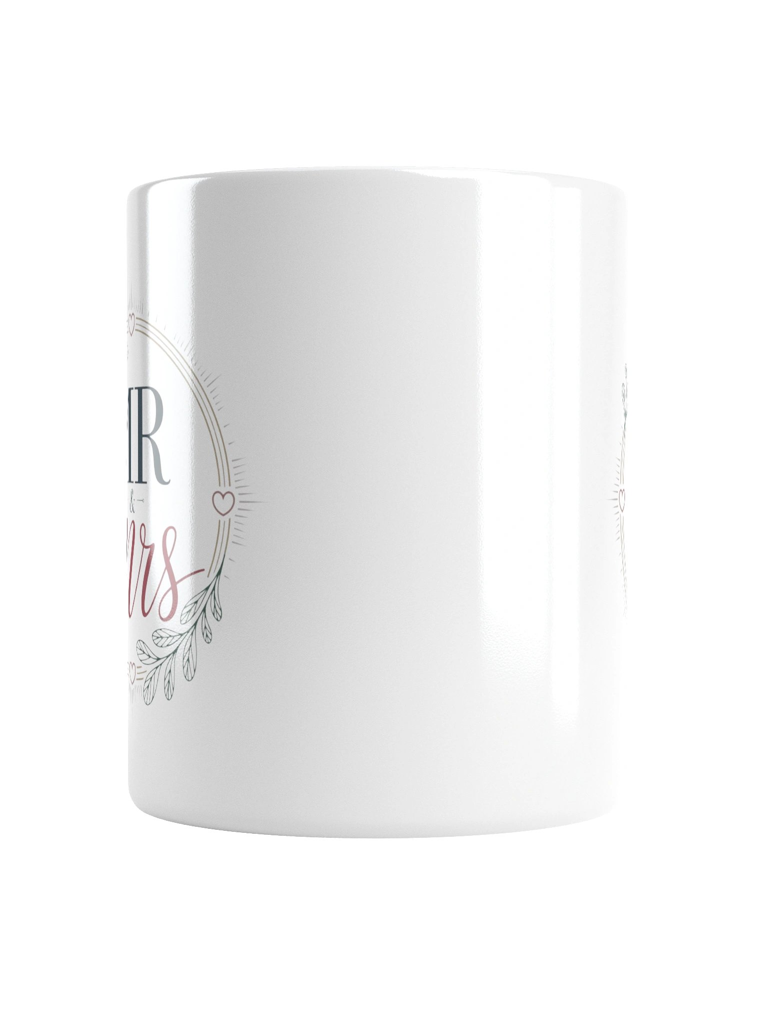 Modern Mr & Mrs Monogram Frame Coffee Mug product image (6)