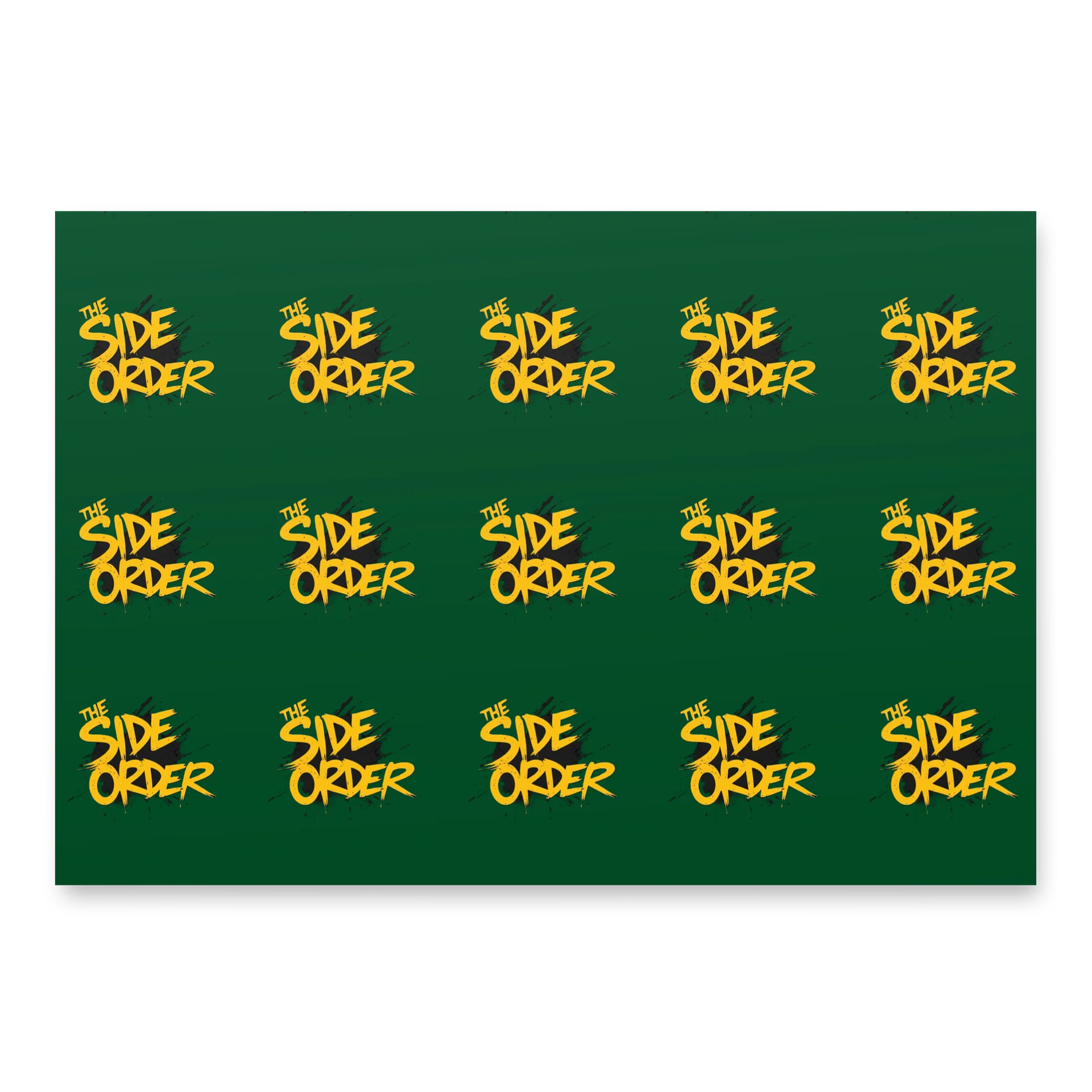 TheSideOrder Logo Pattern Wrapping Paper Sheets product image (2)