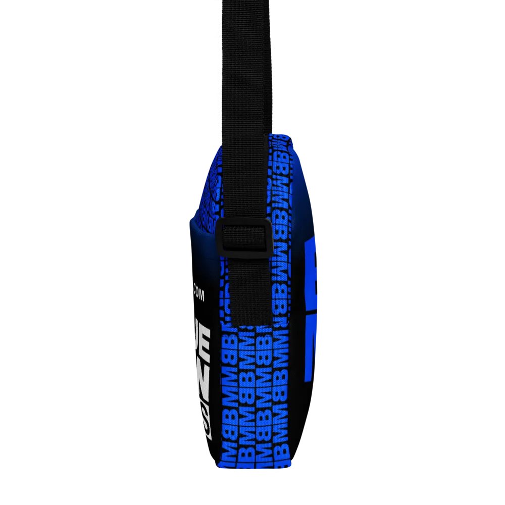 Blue Man Fans Hand Print Messenger Solo Bag product image (2)