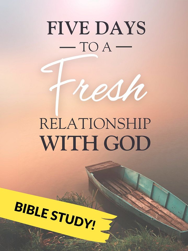 Bible Study: 5 Days to a FRESH Relationship with God product image (1)