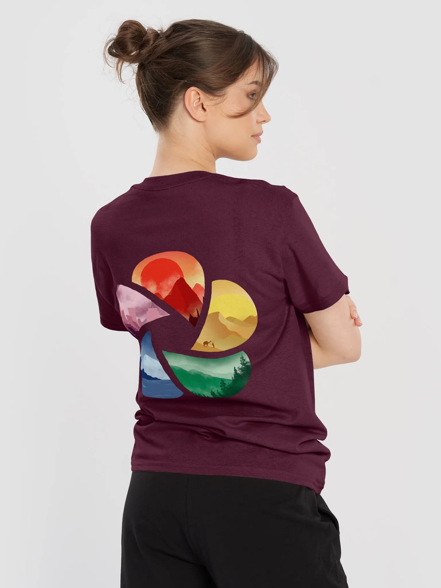Mich Logo Landscape Heavyweight T-Shirt product image (6)
