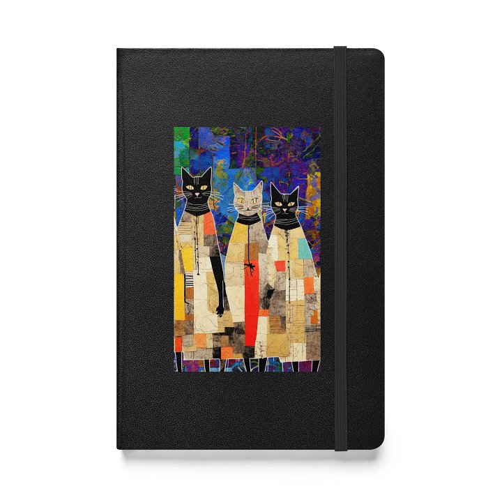 Whimsical Cats Hardcover Notebook product image (1)