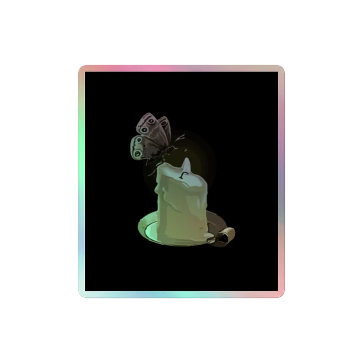 Your Moth, My Flame Holographic Sticker Sheet product image (2)