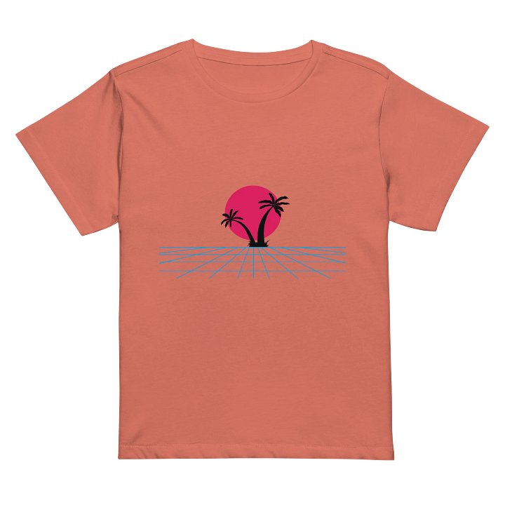 Sunset Palms High-Waisted Tee product image (2)