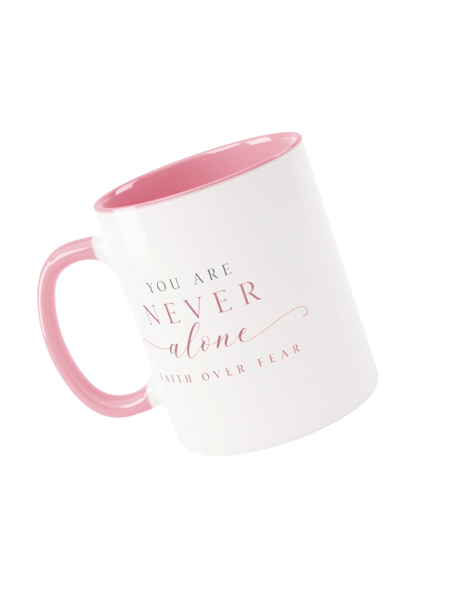 Iron Faith Women’s Coffee Mug – Faith Over Fear product image (2)