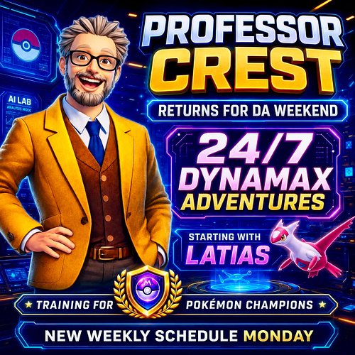 I'm back for #DAWeekend. ✨

I've been busy training for Pokémon Champions… and on Monday, my next arc finally begins. ⚔️

Joi...