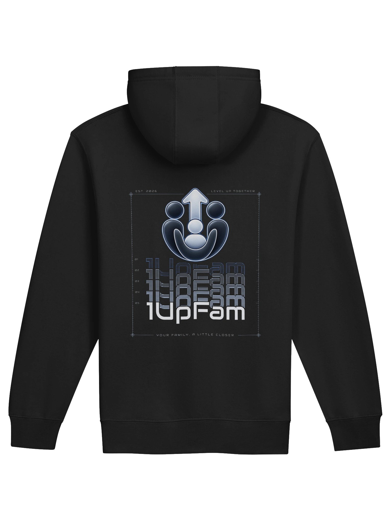 1UpFam Echo Stack Zip Hoodie product image (5)