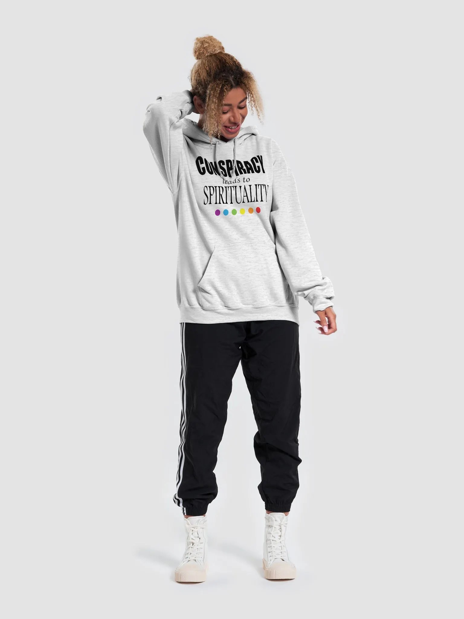 Conspiracy Leads To Spirituality - Gildan Classic Hoodie product image (5)