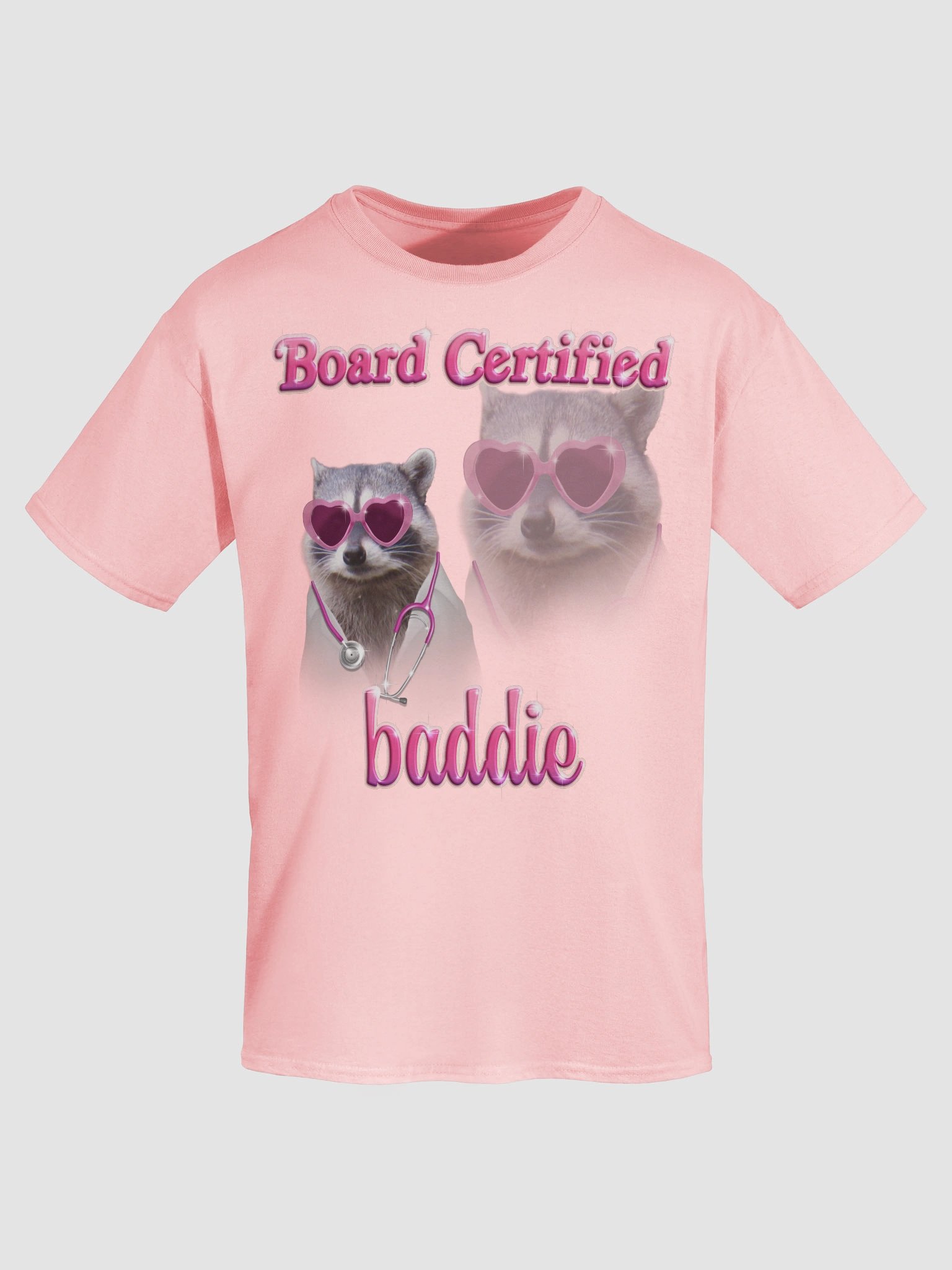 Board Certified Baddie - Doctor Raccoon T-shirt product image (31)