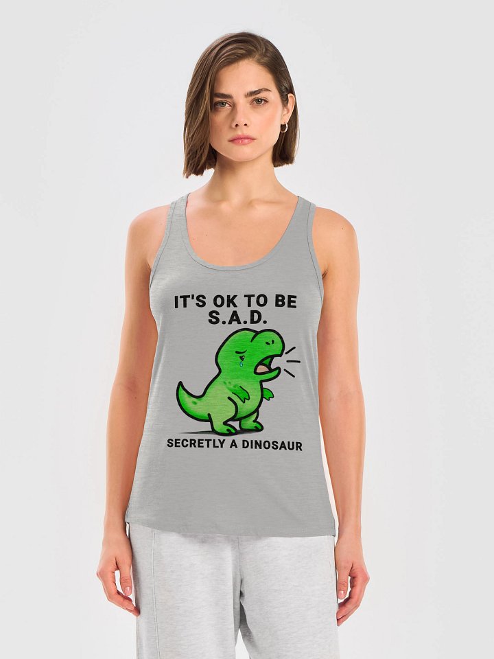 S.A.D. Dino- Racerback Tank Top product image (9)