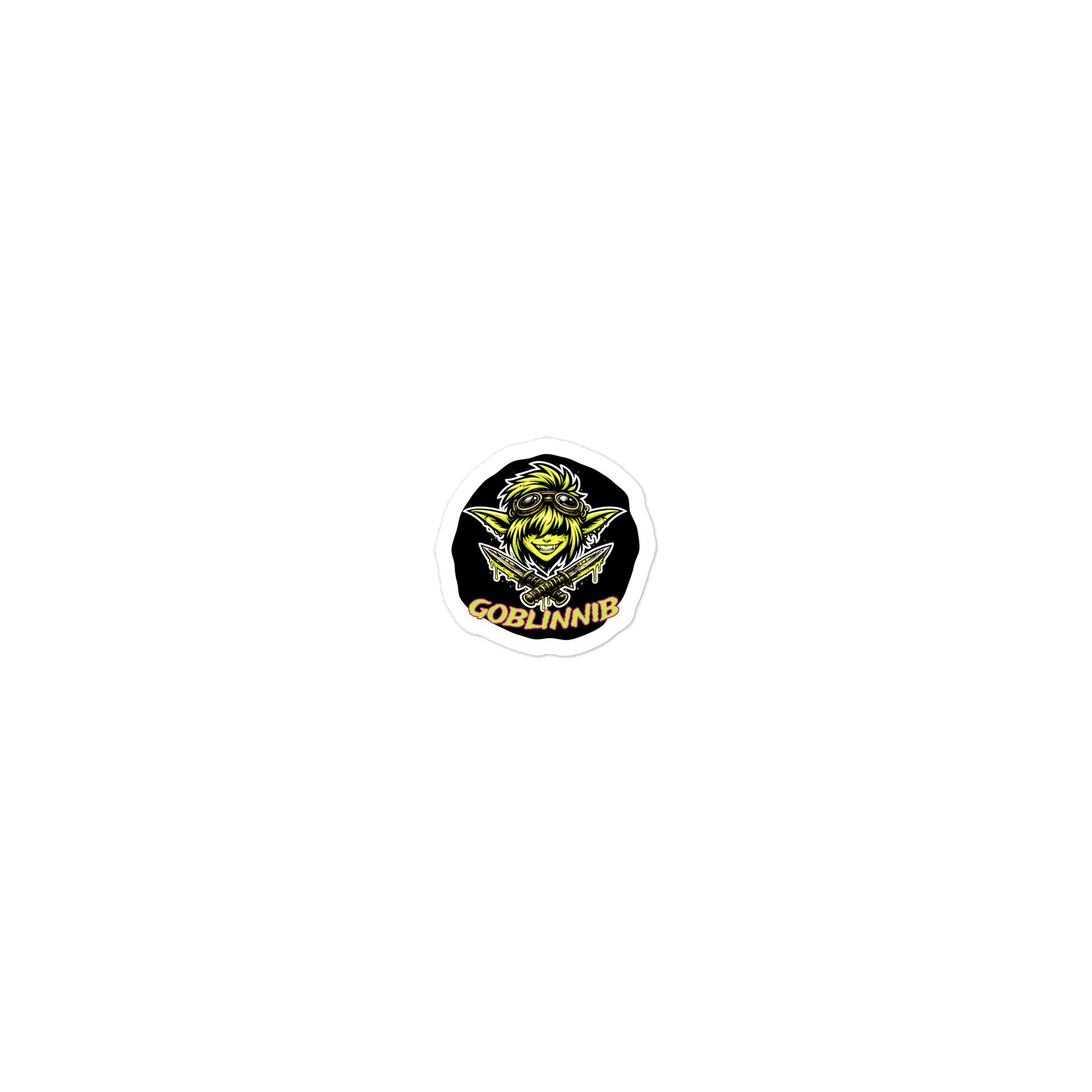 GoblinNib Toxic Blades Sticker product image (1)