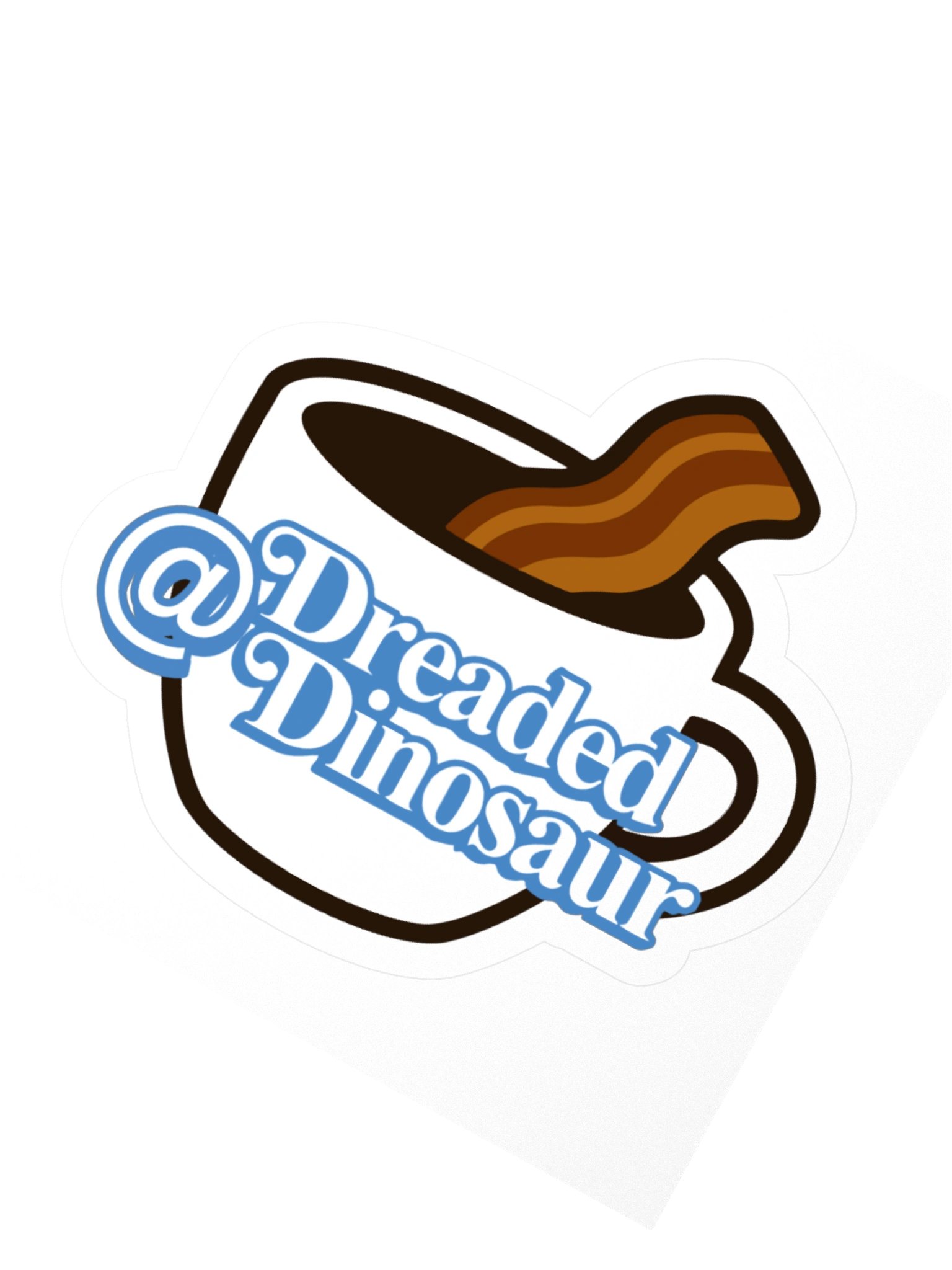 Coffee X Bacon Logo Sticker product image (2)