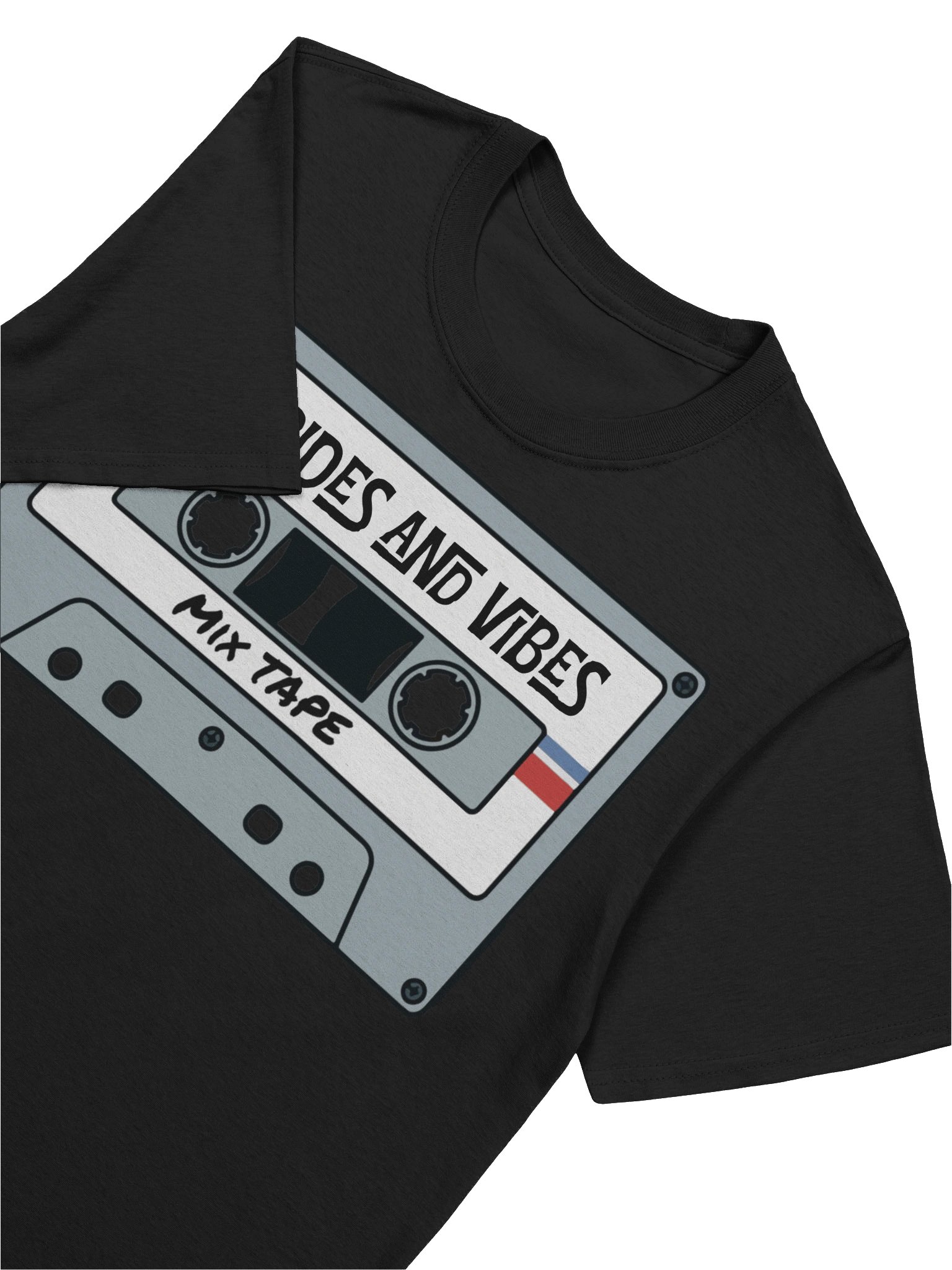 Rides and Vibes Retro Mix Tape Graphic Tee front product image (58)