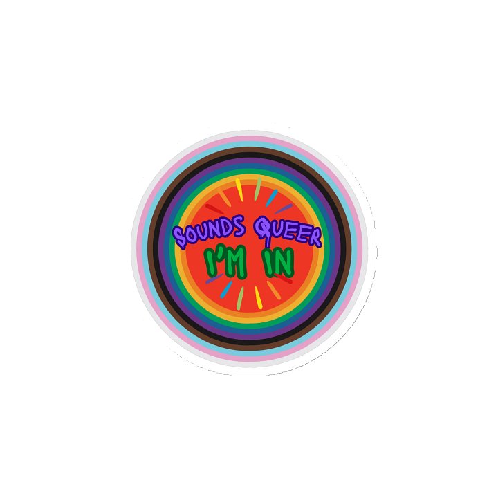 LGBTQIAP2S+ 2025, Sounds Queer I'm In, Magnet product image (2)