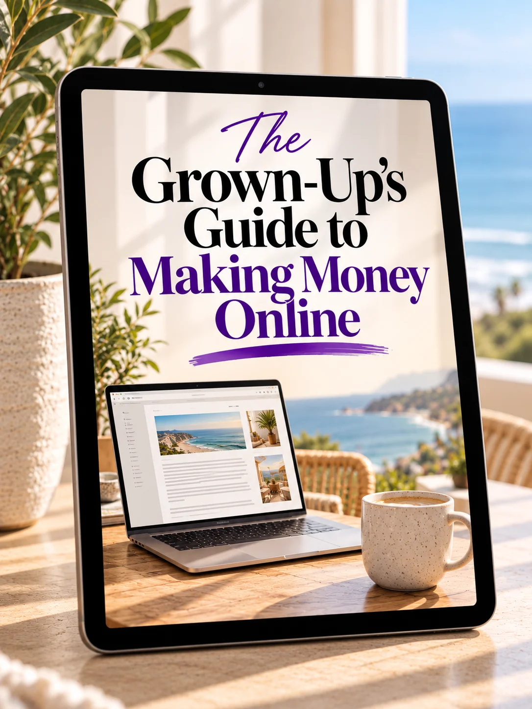 The Grown-Up's Guide to Making Money Online: Solo, After 40, On Your Terms product image (1)