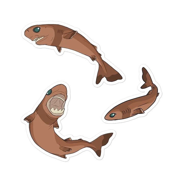 Cookiecutter shark Stickers product image (1)