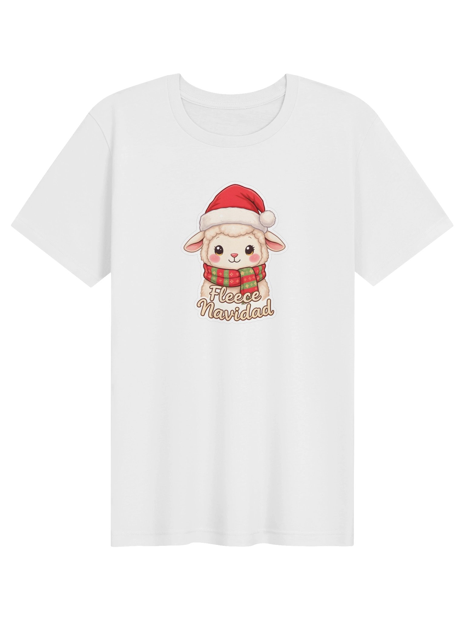 Fleece Navidad Lamb Christmas Tee product image (115)