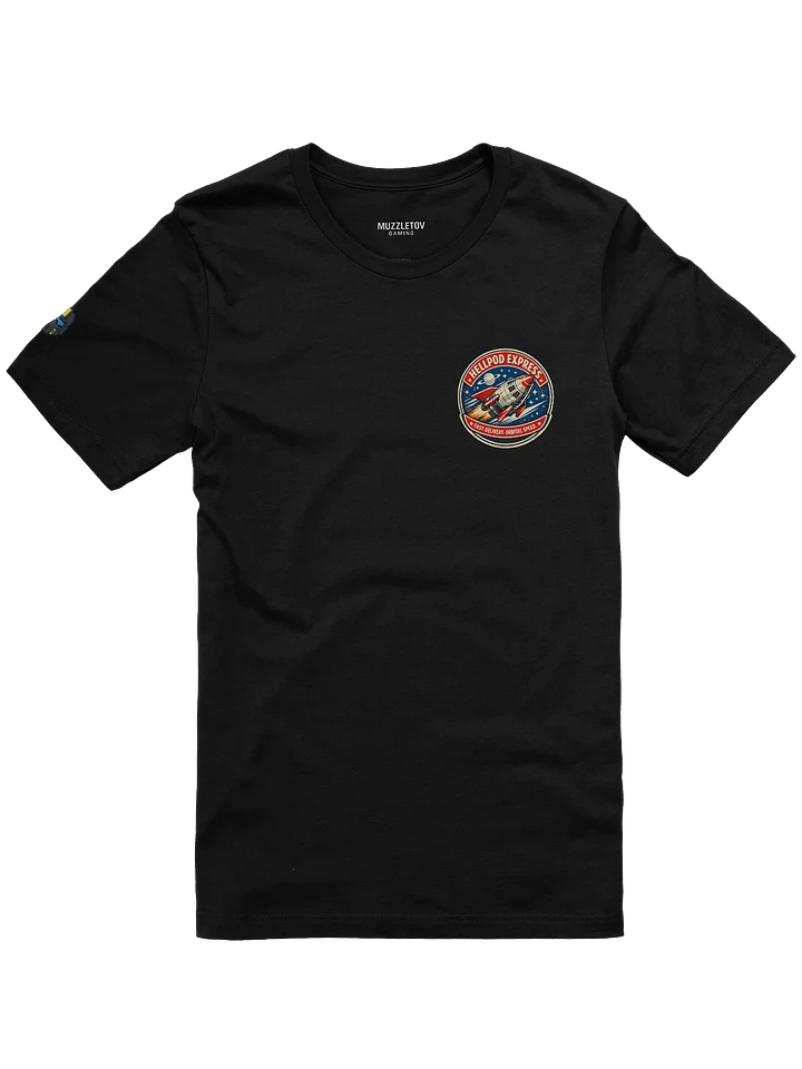 Hellpod Express – Orbital Delivery Service | Retro Sci-Fi Helldivers Inspired Tee product image (2)