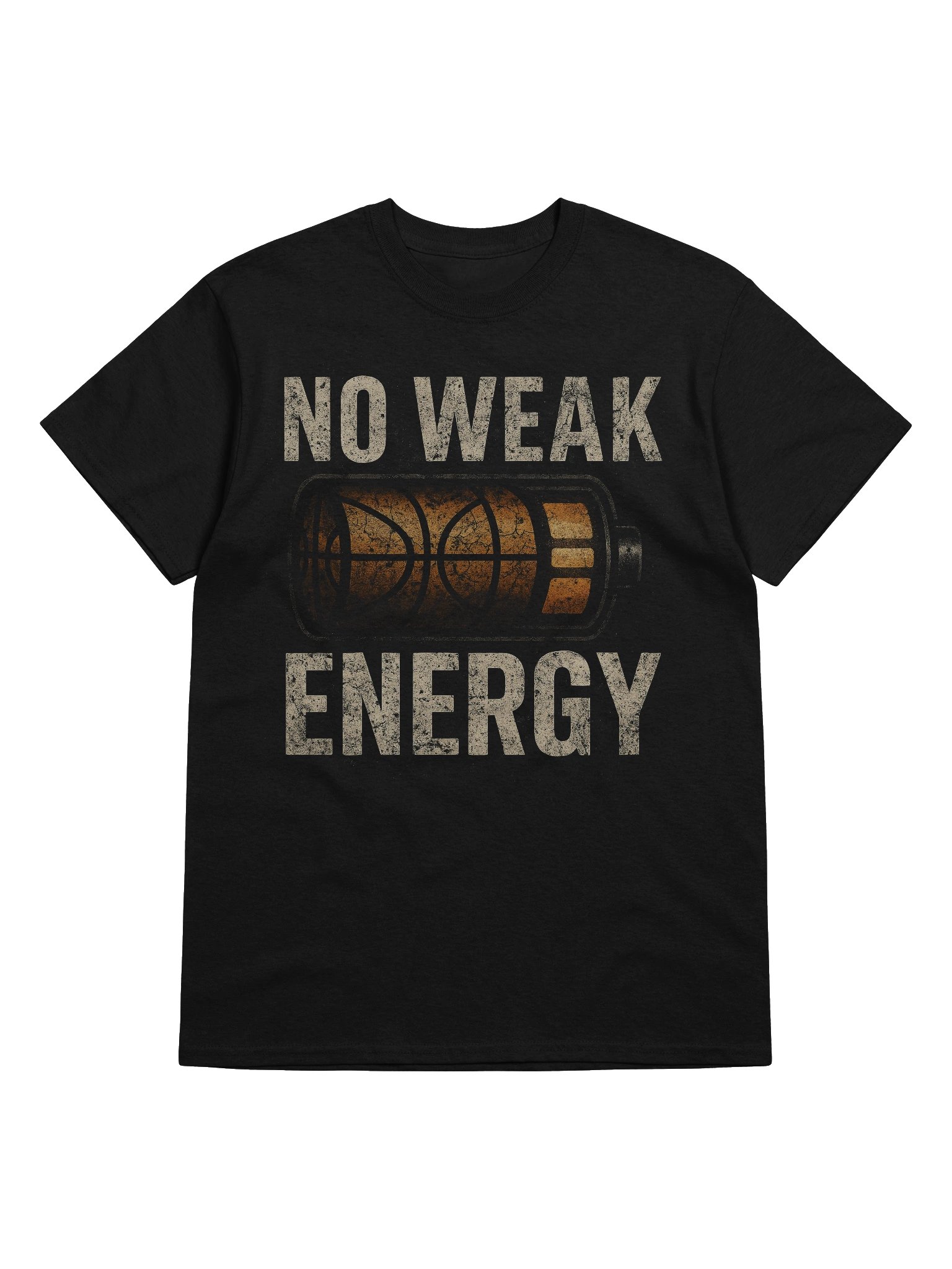“No Weak Energy Basketball Power Tee” product image (5)