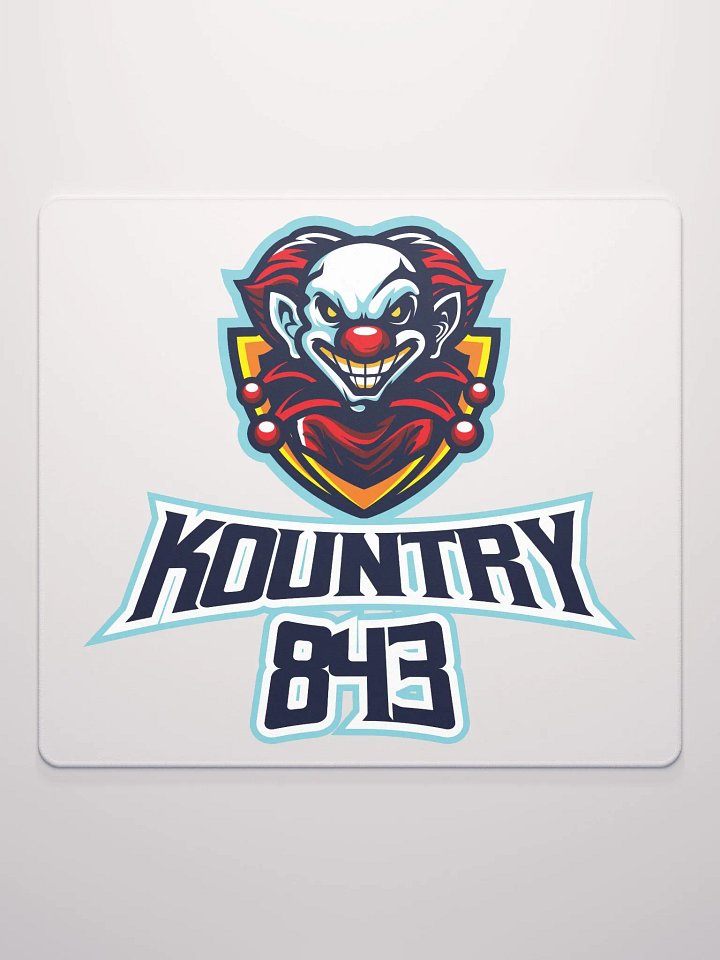 Sinister Clown Logo Gaming Mouse Pad product image (4)