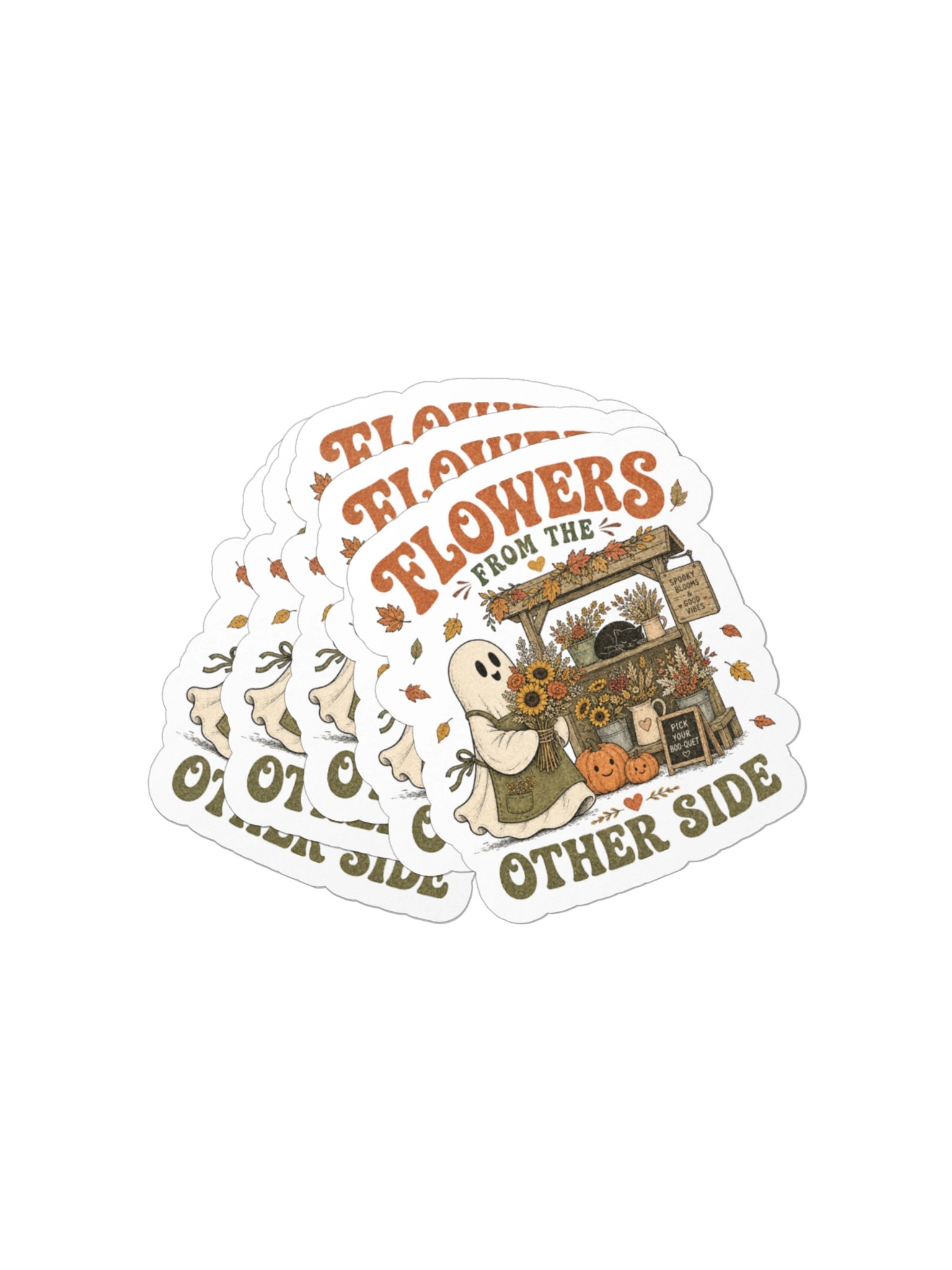 Flowers From the Other Side Spooky Blooms Die-Cut Sticker product image (15)