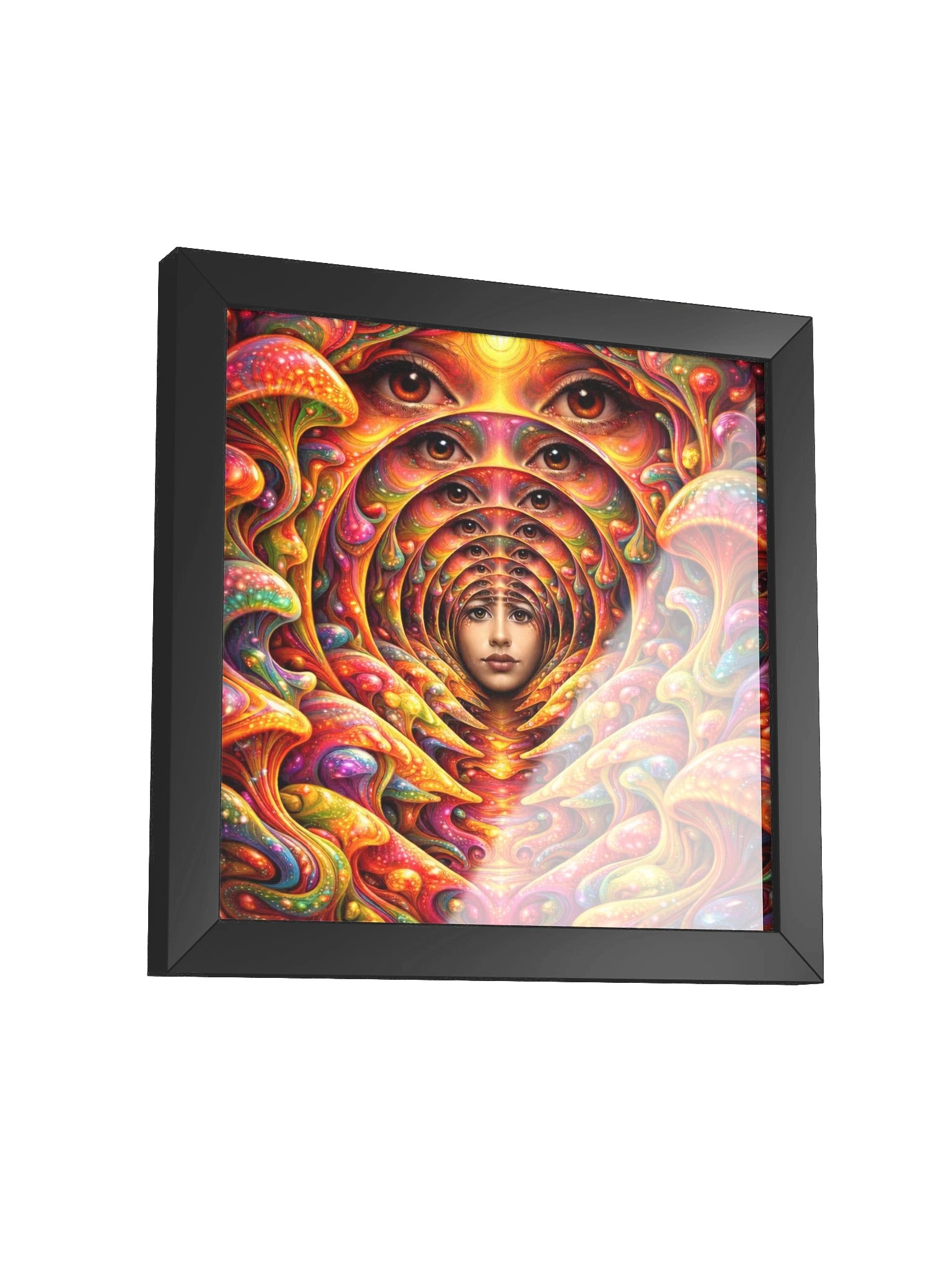 Surreal Fractal Woman - Psychedelic Organic Portrait product image (3)