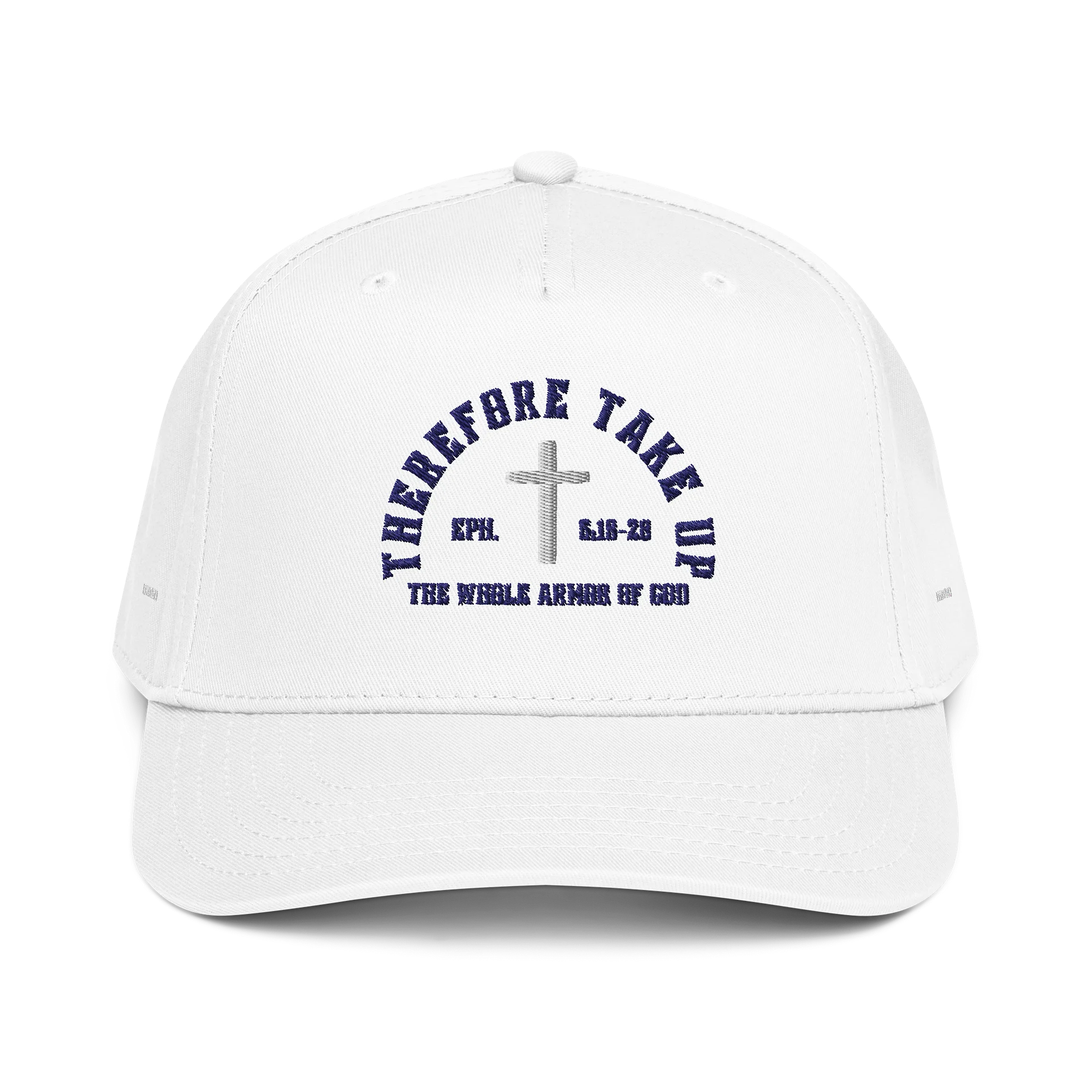 Armor - Salvation | Scripture Cross Hat Embroidered | John 1:1 Co. product image (1)