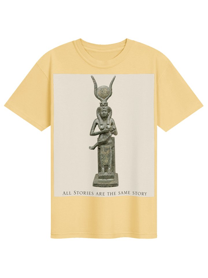 Geomytha Artifact 002 — Isis Nursing Horus Tee product image (1)