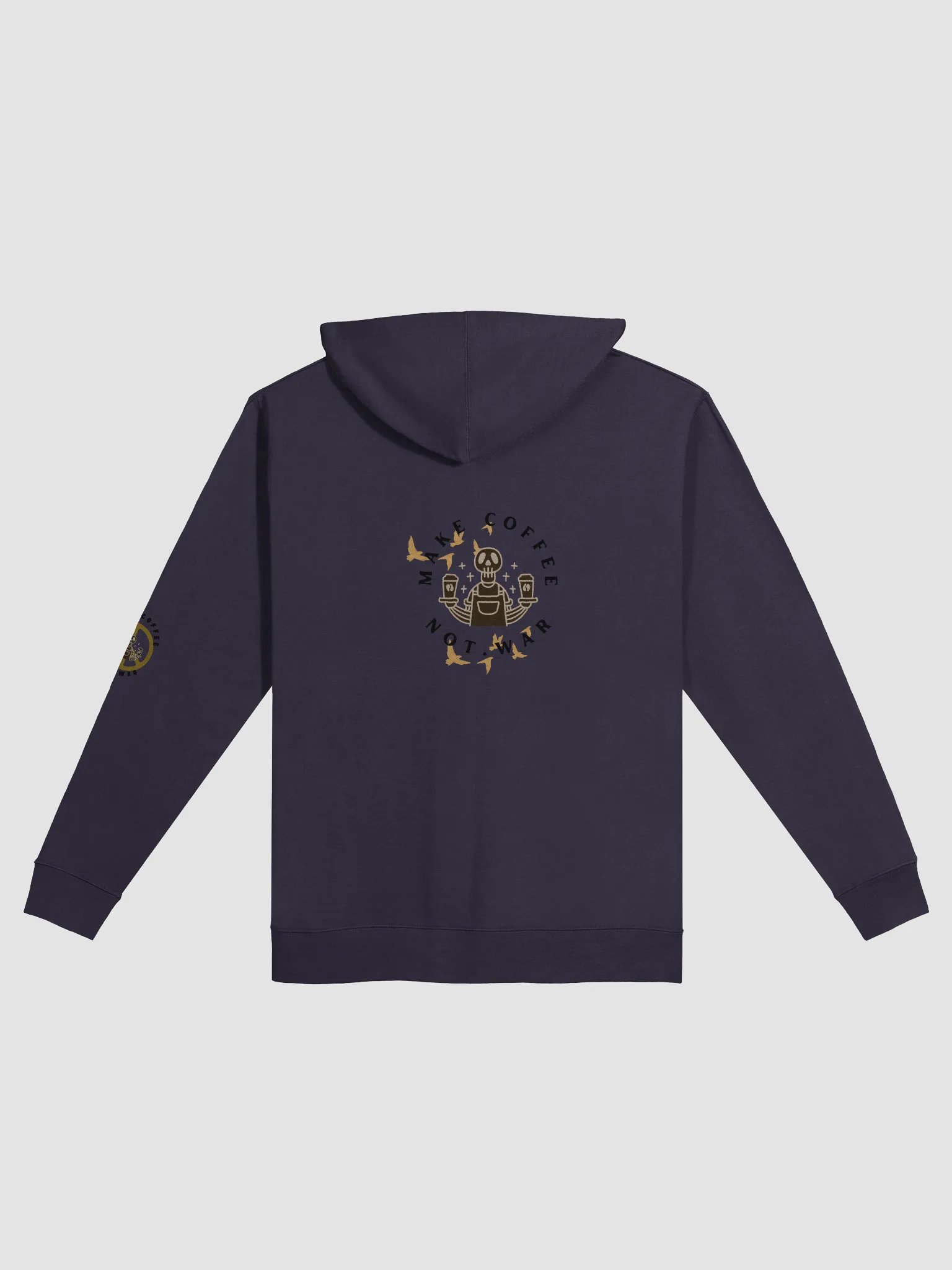 Peaceful Bones Fleece Zip-Up Hoodie product image (6)