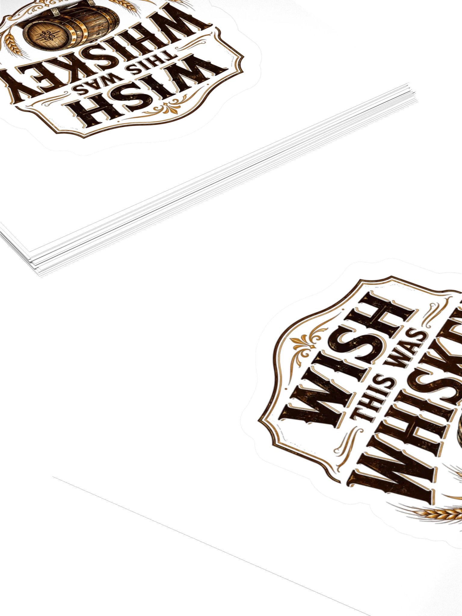 Wish This Was Whiskey Sticker product image (4)