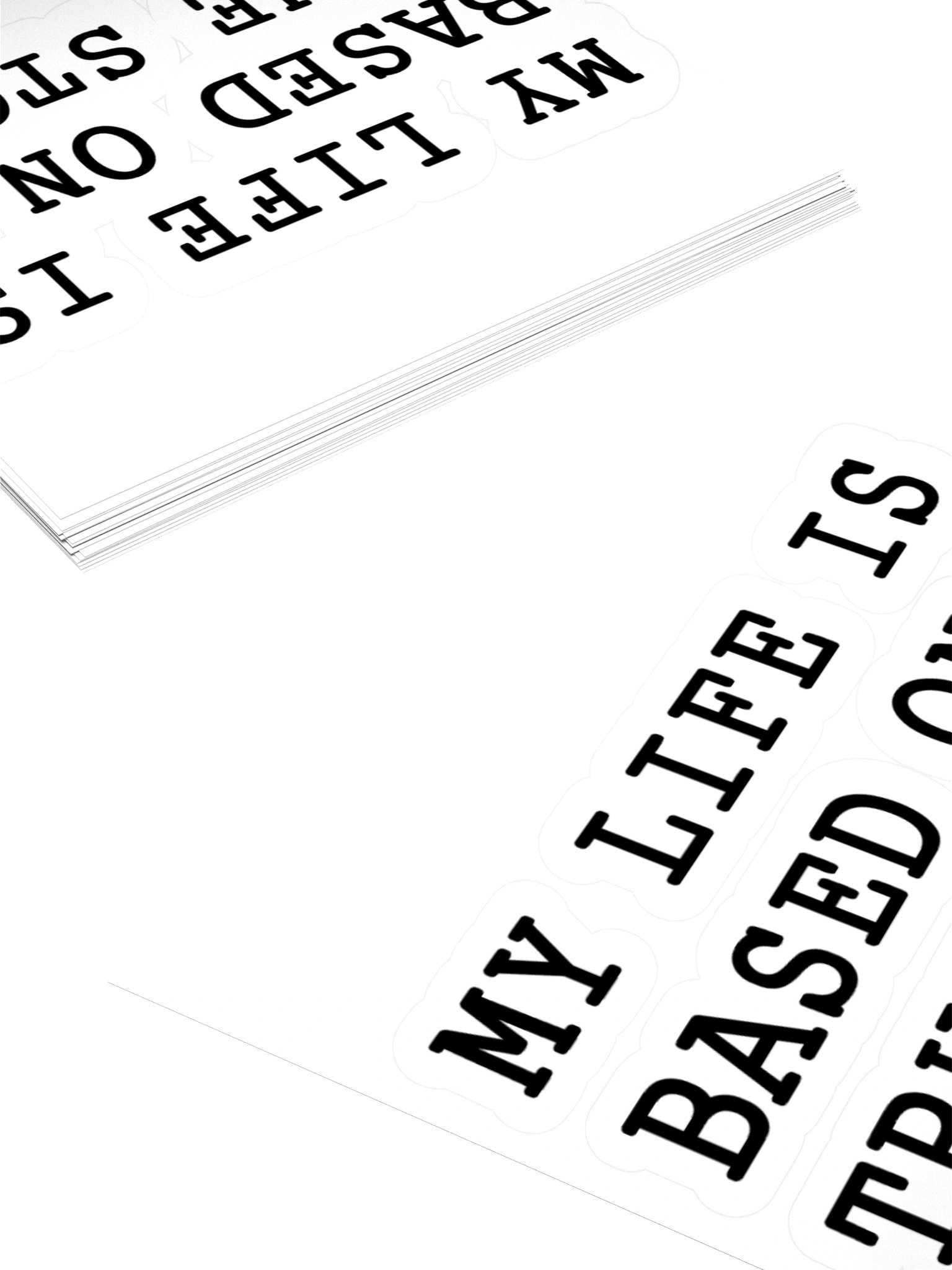 My Life is a True Story Sticker product image (11)