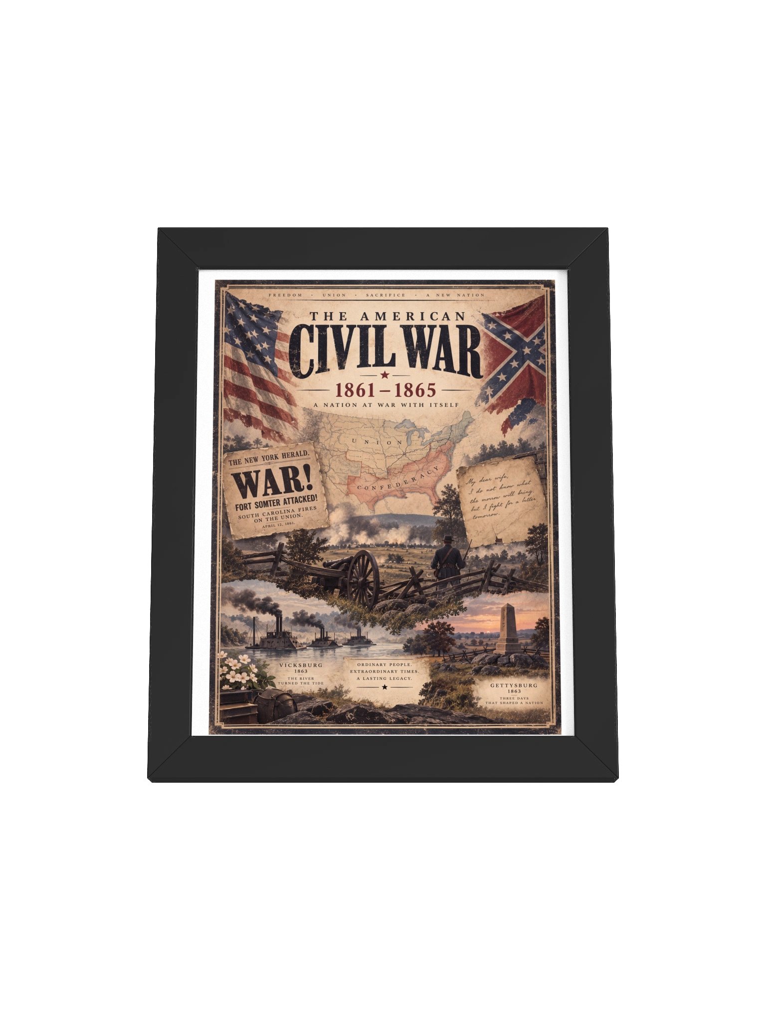 The American Civil War 1861–1865 Poster product image (3)